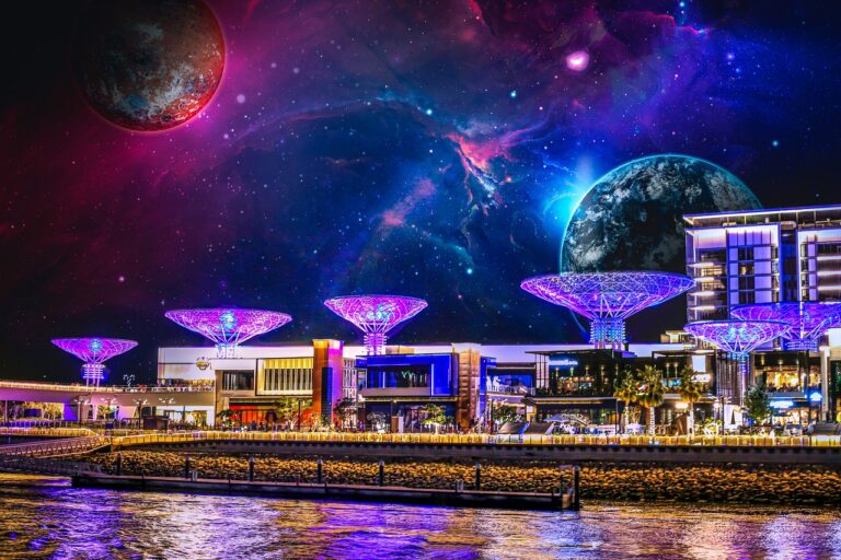 Проекционное оборудование для наружной рекламы на небо